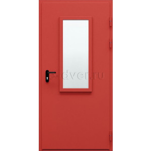 Одностворчатая противопожарная дверь ei-60 красный