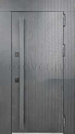 Одностворчатая дверь «Рейки» в современном стиле