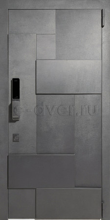 Входная дверь «Тетрис» в стиле лофт +термо